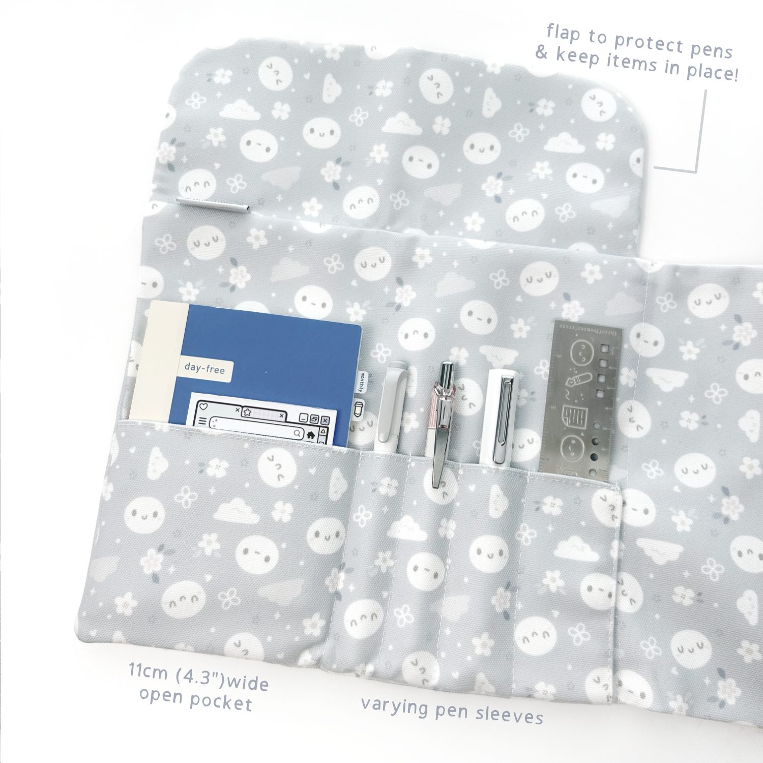 The Coffee Monsterz Co Grey Area - Tri-Fold Pouch