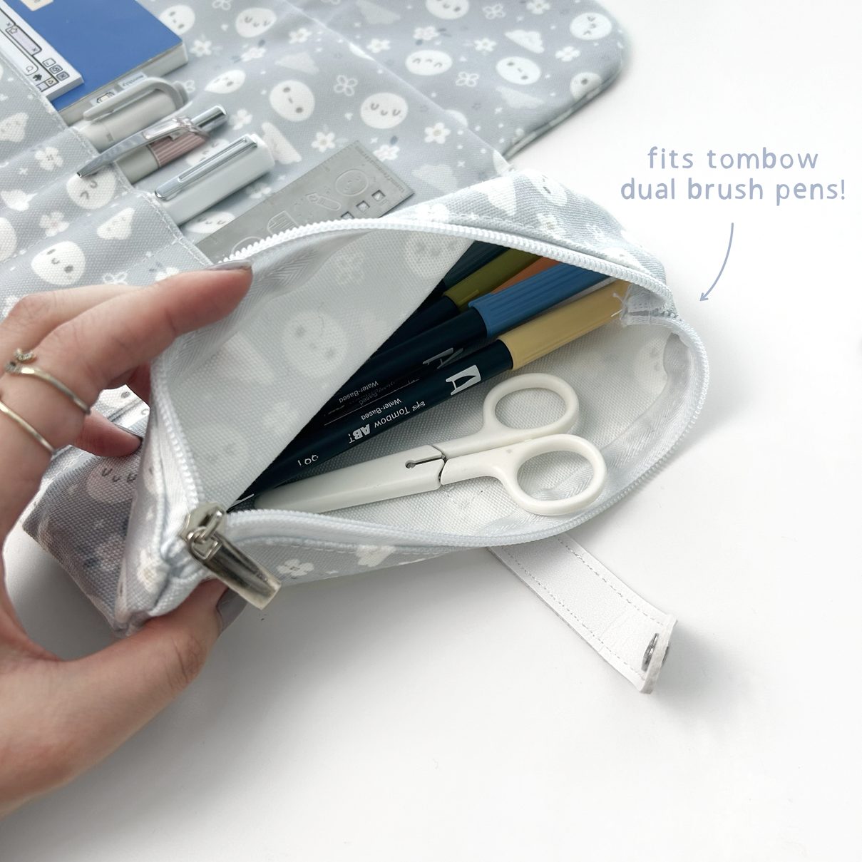 The Coffee Monsterz Co Grey Area - Tri-Fold Pouch