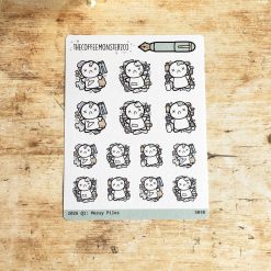 The Coffee Monsterz Co Q1 Messy Piles Stickers