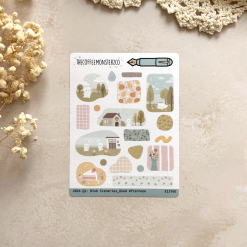 The Coffee Monsterz Co Q2 Blob Sceneries_Good Afternoon Stickers