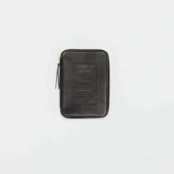 The Superior Labor A6 Zip Organiser - Stamped Series Black Leather