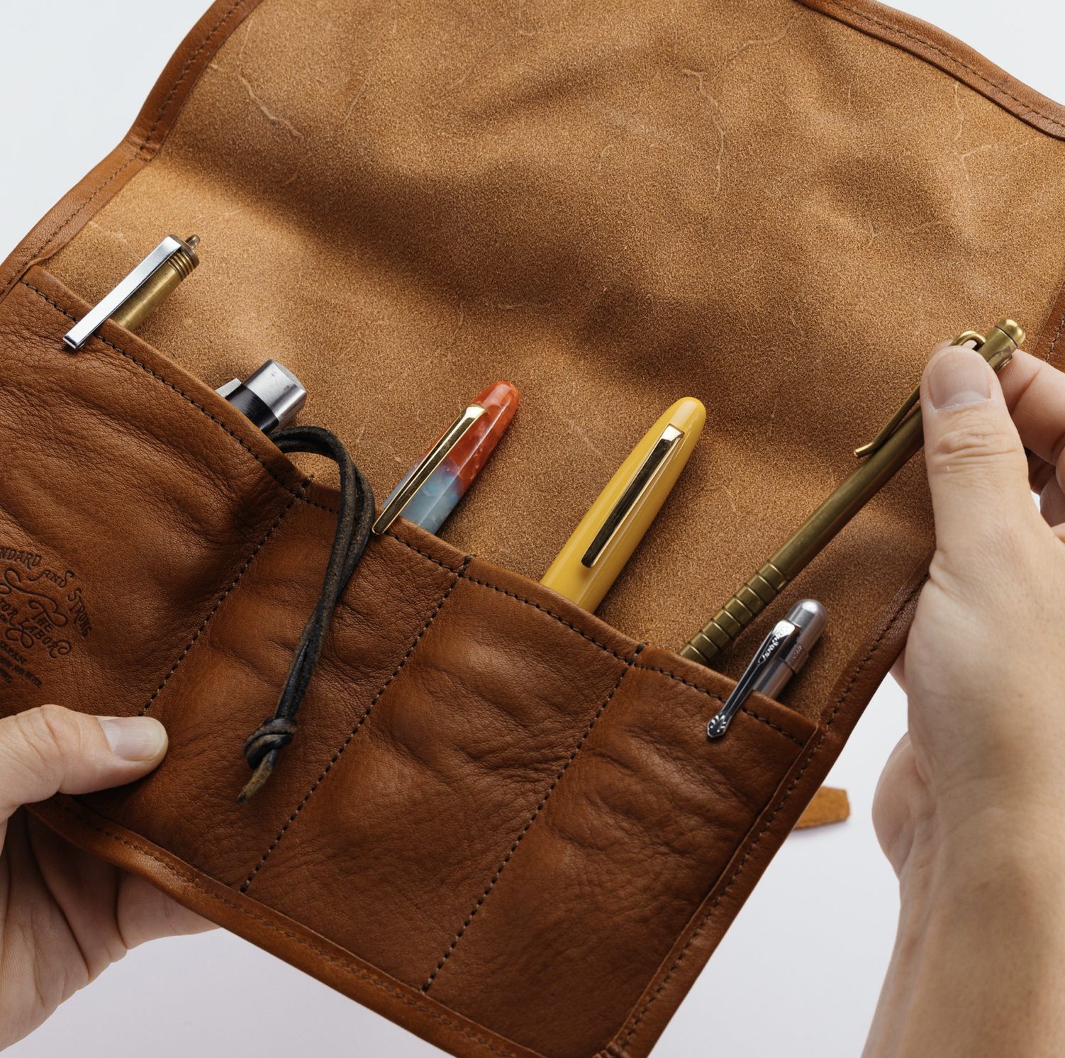 The Superior Labor Leather Pen Roll (4 colours)
