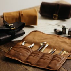 The Superior Labor Leather Pen Roll (4 colours)
