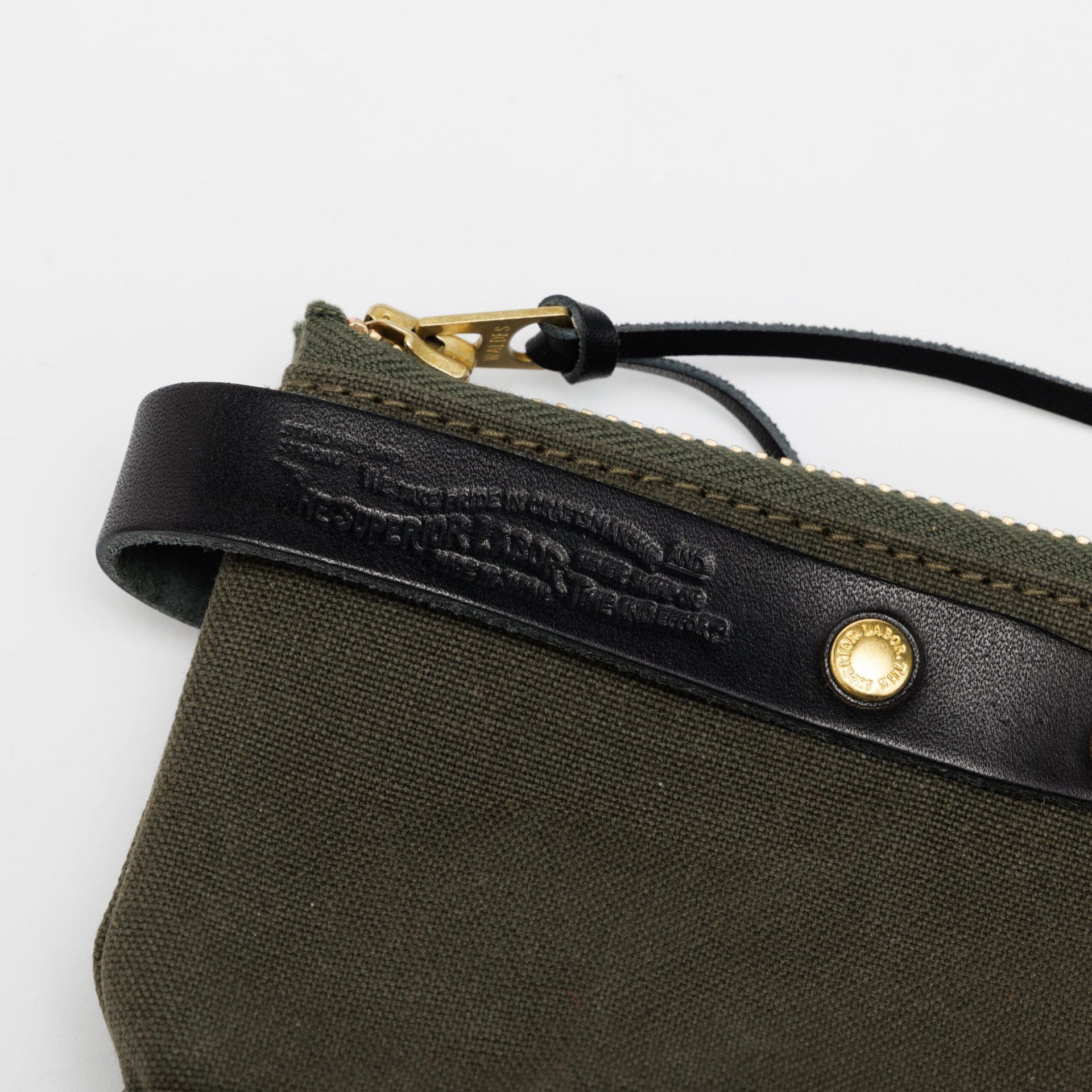 The Superior Labor Paraffin Canvas Pouch / #02 — gallery
