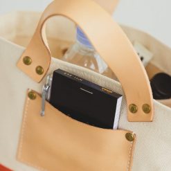 The Superior Labor Engineer Bag Petite - Natural (various paint colours)