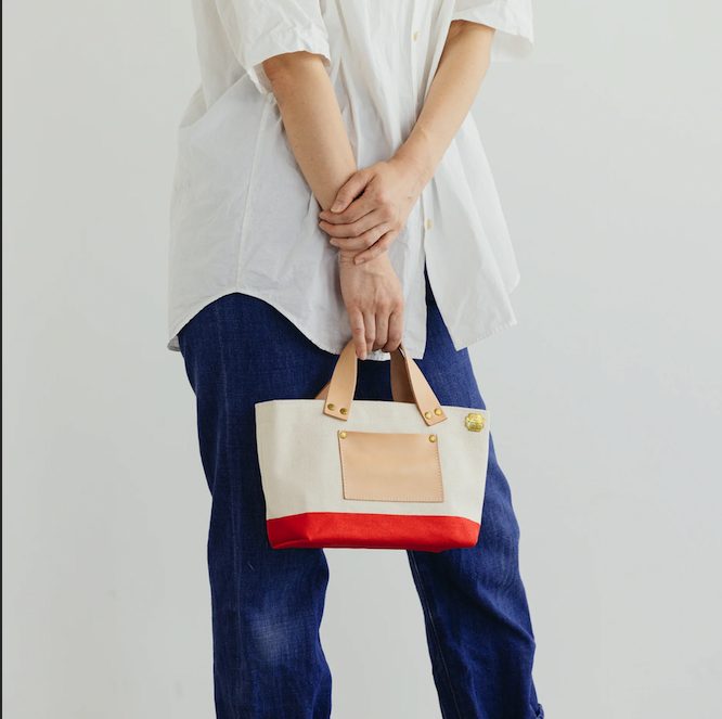 The Superior Labor Engineer Bag Petite - Natural (various paint colours)