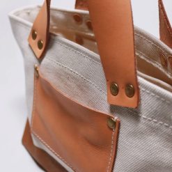 The Superior Labor Engineer Bag Petite - Natural (various paint colours)