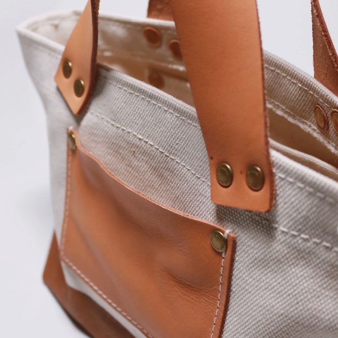 The Superior Labor Engineer Bag Petite - Natural (various paint colours)