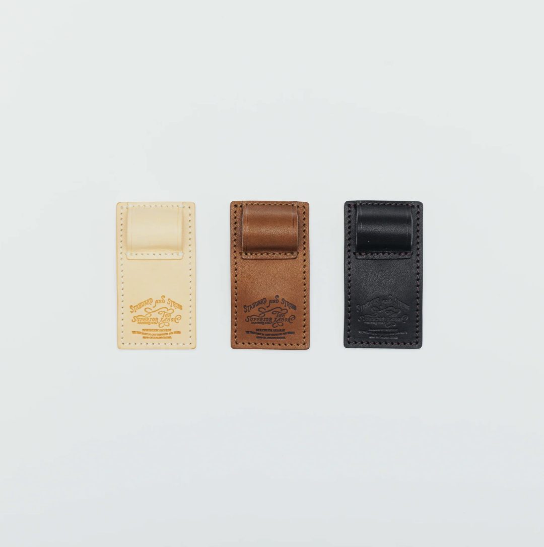 The Superior Labor Tochigi Leather Magnetic Pen Clip