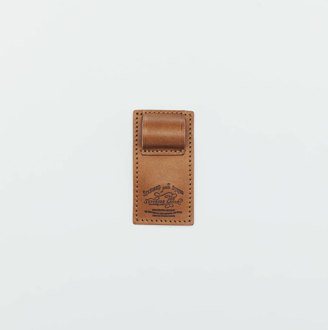 The Superior Labor Tochigi Leather Magnetic Pen Clip