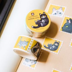 Thousand Skies Stamp Washi Tape – Candid Cats — gallery