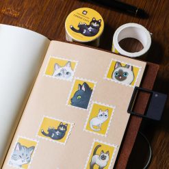 Thousand Skies Stamp Washi Tape – Candid Cats — gallery