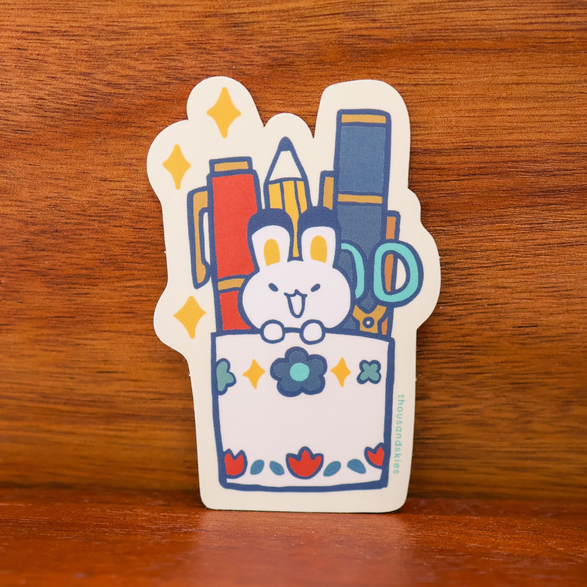Thousand Skies Vinyl Sticker – Pen Holder