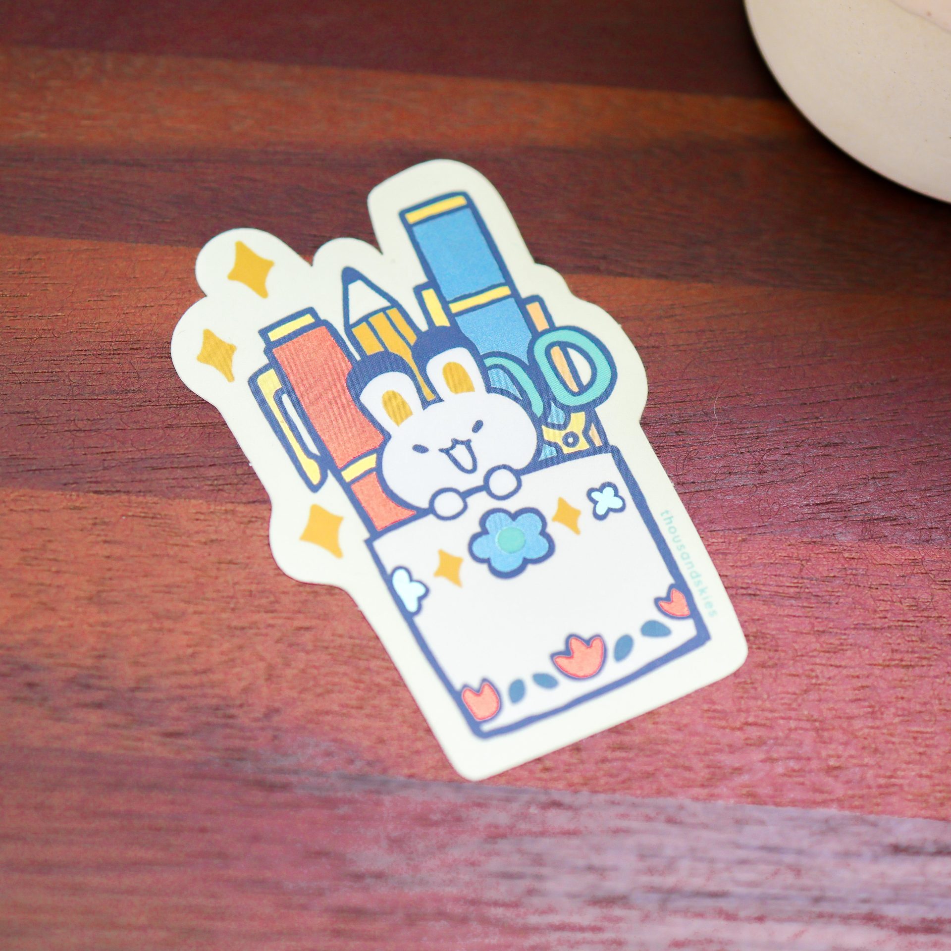 Thousand Skies Vinyl Sticker – Pen Holder — gallery