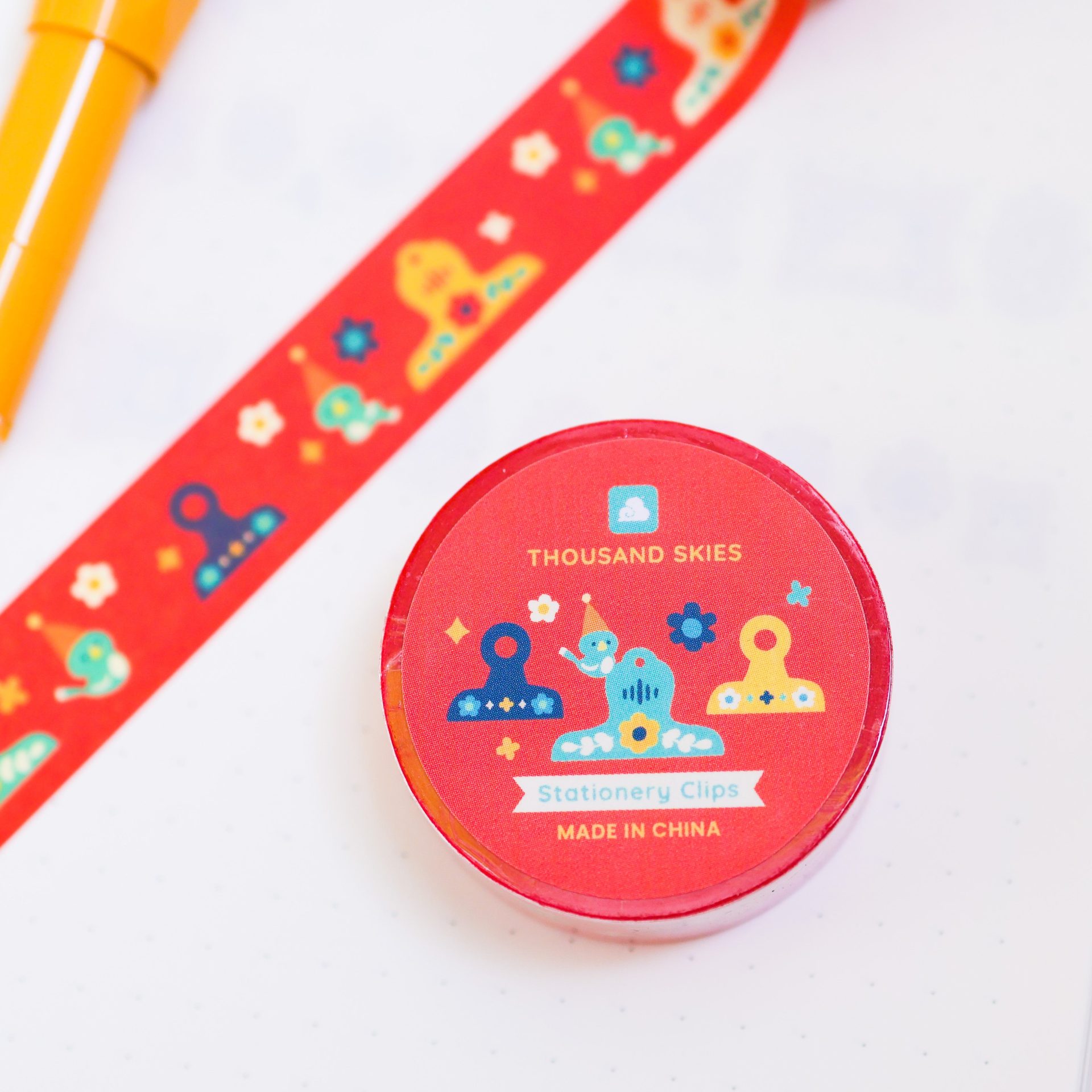 Thousand Skies Washi Tape – Stationery Clips — gallery