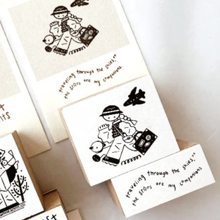 Rabch.jpg x Journal Pages Rubber Stamps - On a Journey