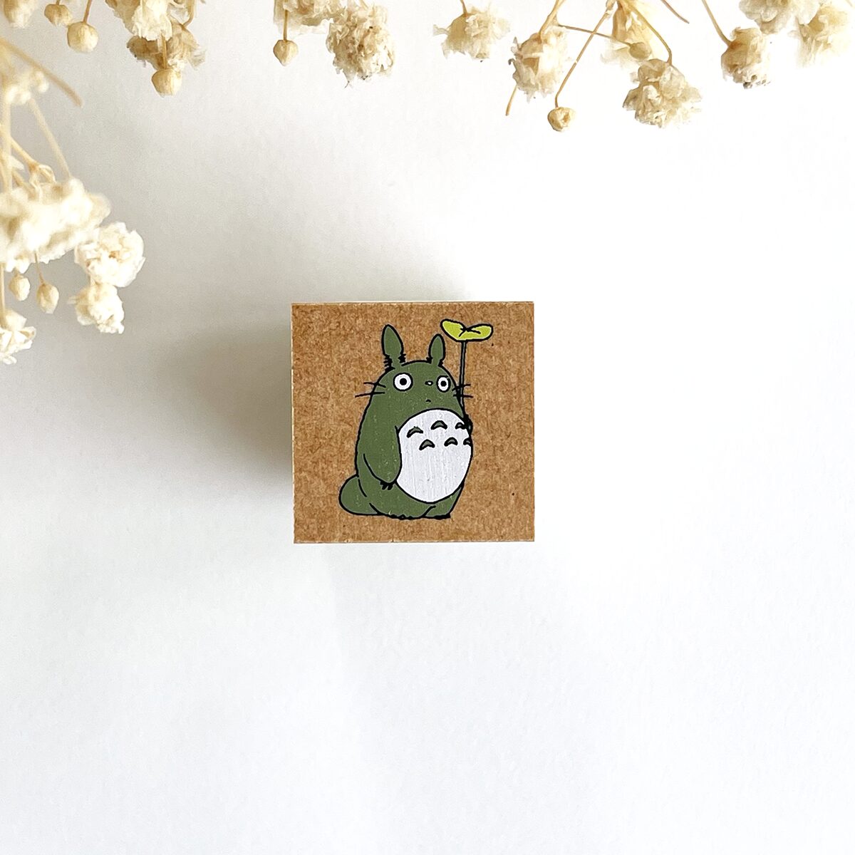 Studio Ghibli Totoro Leaf Rubber Stamp