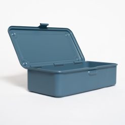 Toyo Steel Trunk Shape Toolbox T-190 Duck Blue - Image 2