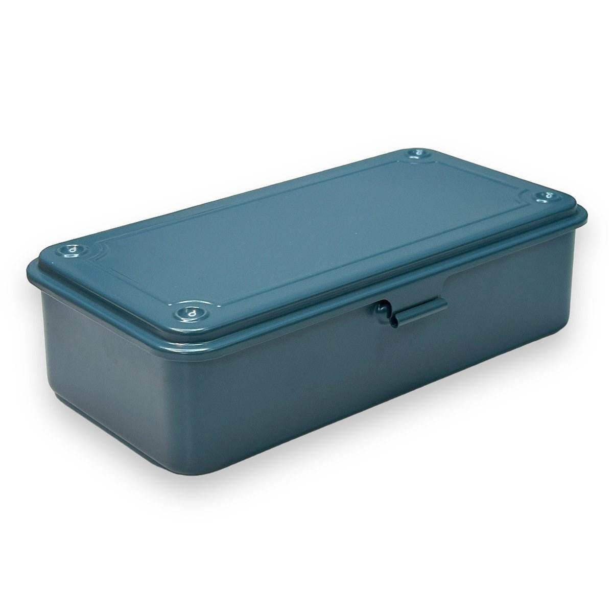 Toyo Steel Trunk Shape Toolbox T-190 Duck Blue