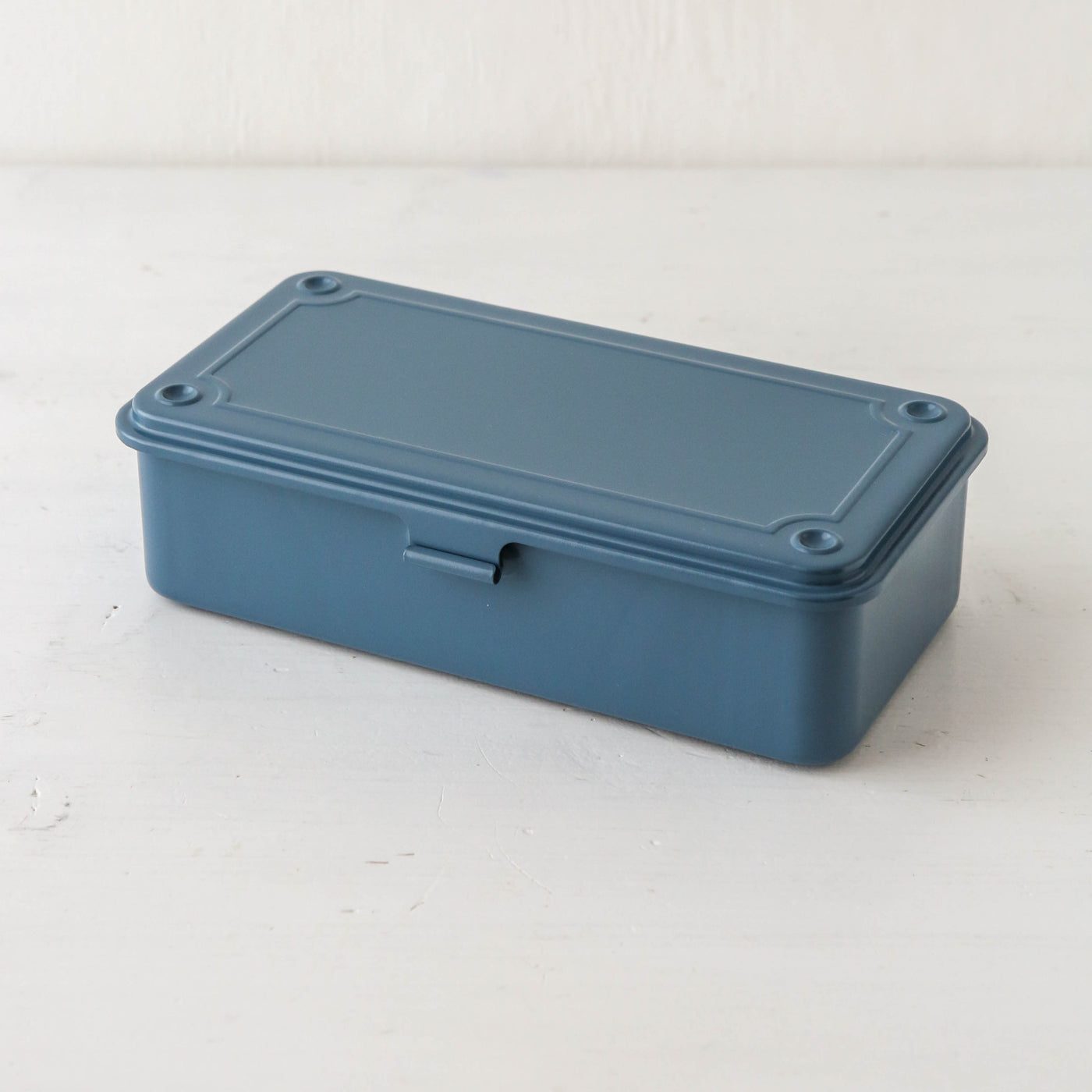 Toyo Steel Trunk Shape Toolbox T-190 Duck Blue