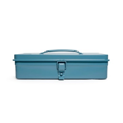 Toyo Steel Trunk Shape Toolbox T-320 Duck Blue - Image 2