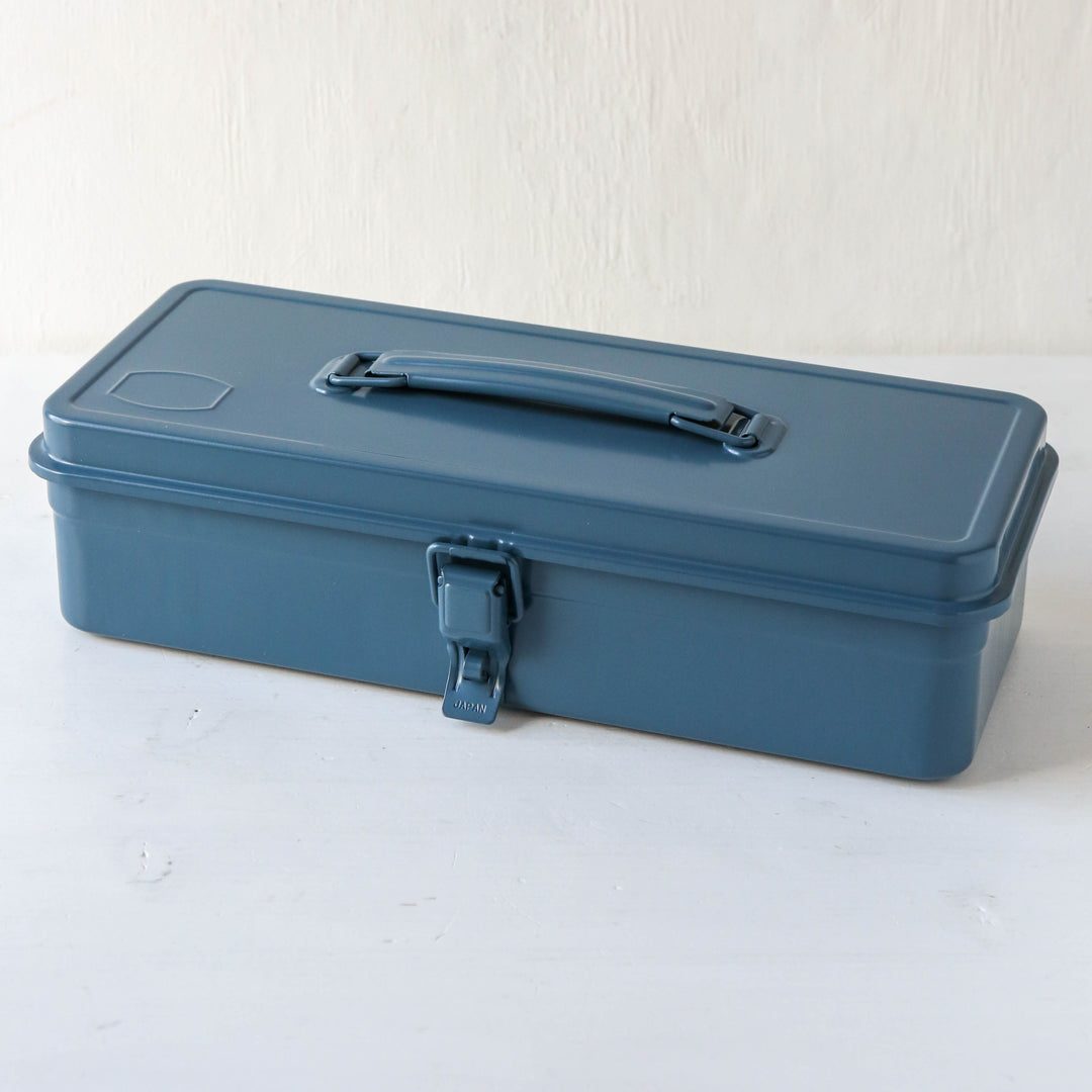Toyo Steel Trunk Shape Toolbox T-320 Duck Blue