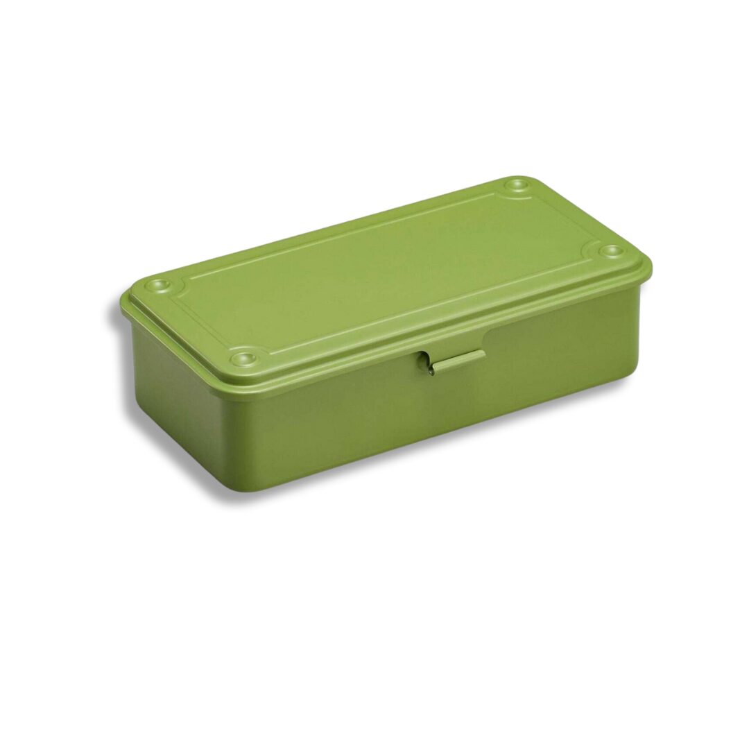 Toyo Steel Trunk Shape Toolbox T-190 Japanese Green Tea