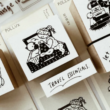 Rabch.jpg x Journal Pages Rubber Stamps - On a Journey
