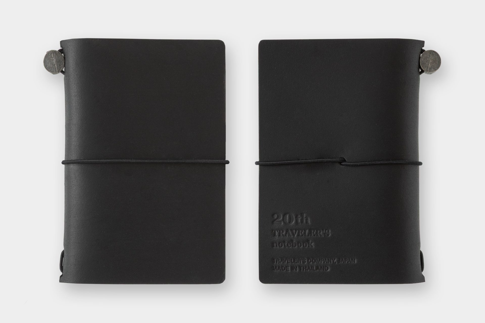 TRAVELER'S Notebook 20th Anniversary Card Size Set - Black