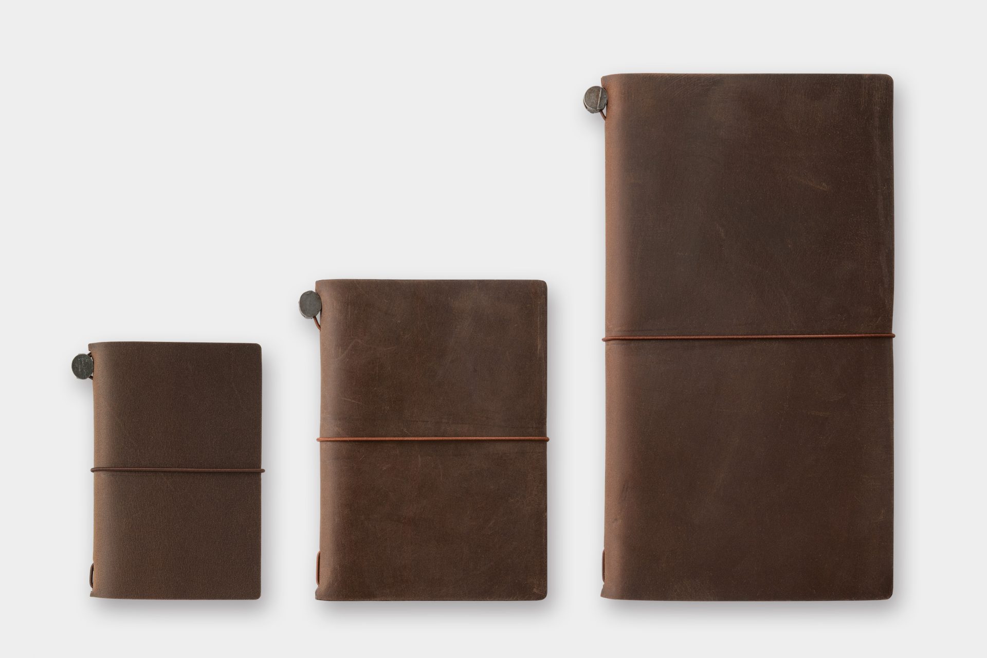 TRAVELER'S Notebook 20th Anniversary Card Size Set Size Comparison