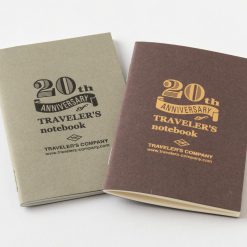TRAVELER'S Notebook 20th Anniversary Card Size Set