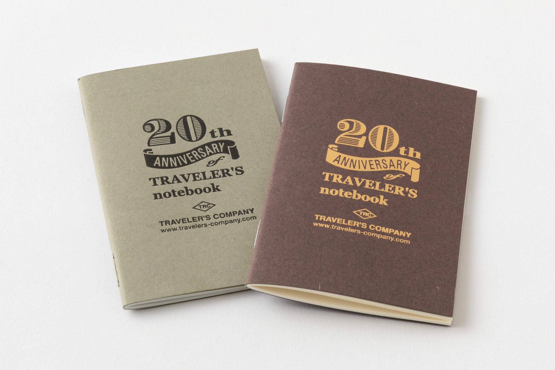 TRAVELER'S Notebook 20th Anniversary Card Size Set