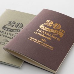 TRAVELER'S Notebook 20th Anniversary Card Size Set