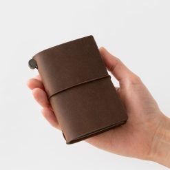 TRAVELER'S Notebook 20th Anniversary Card Size Set Brown Leather Cover