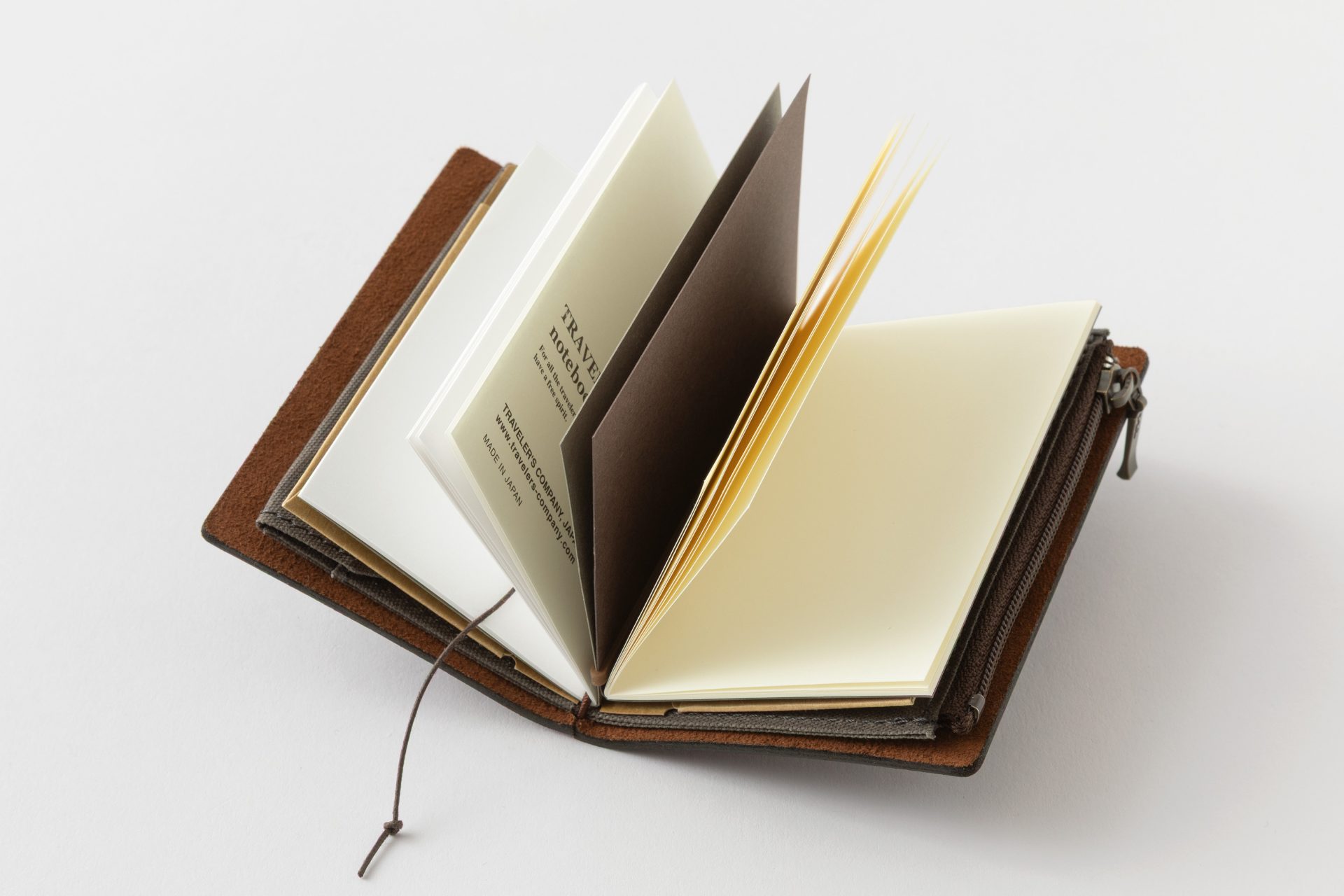 TRAVELER'S Notebook 20th Anniversary Card Size Set Brown