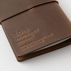 TRAVELER'S Notebook 20th Anniversary Card Size Set Brown