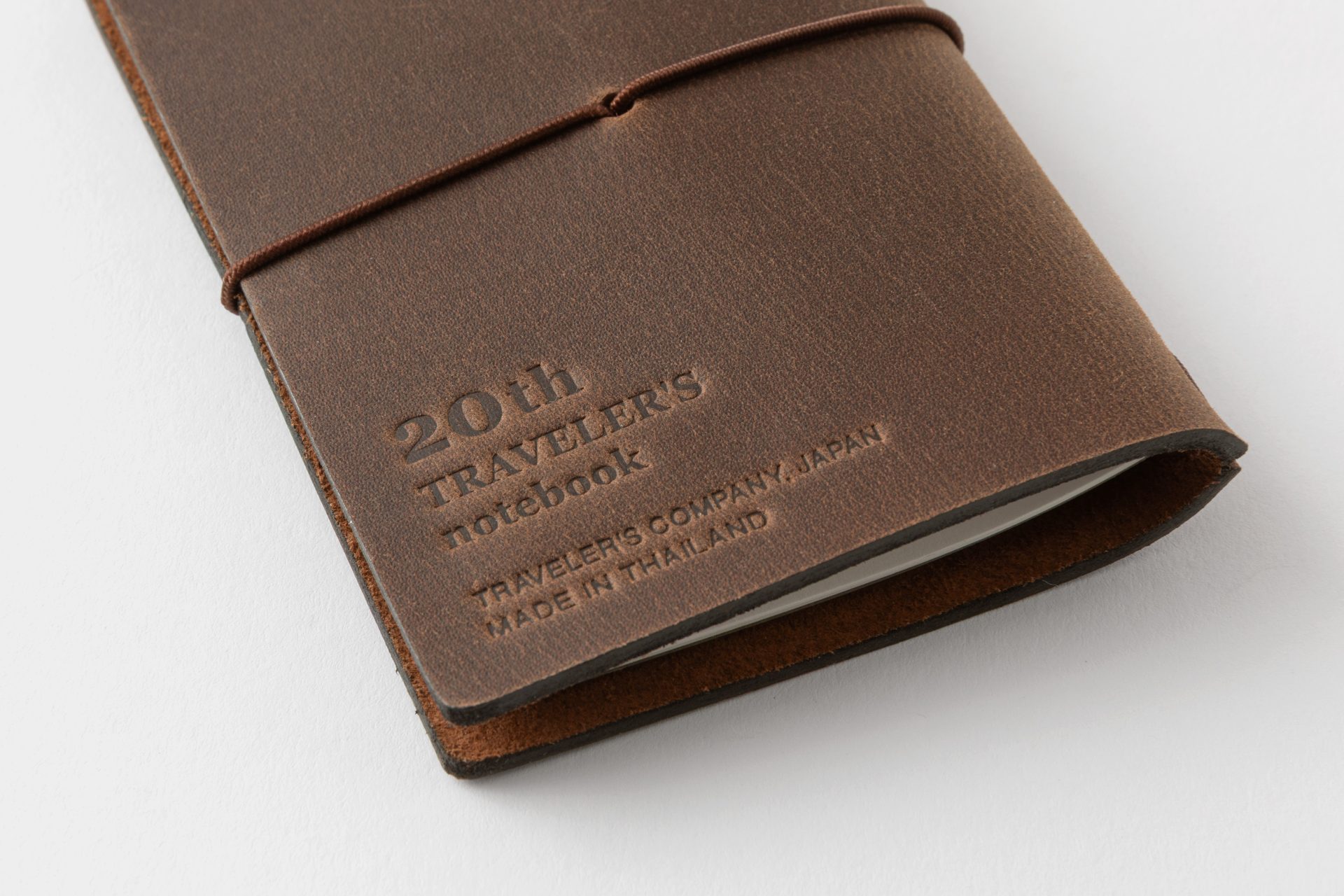 TRAVELER'S Notebook 20th Anniversary Card Size Set Brown