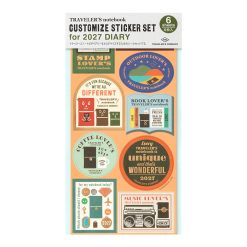 TRAVELER’S Notebook Customised Sticker Set for Diary 2027