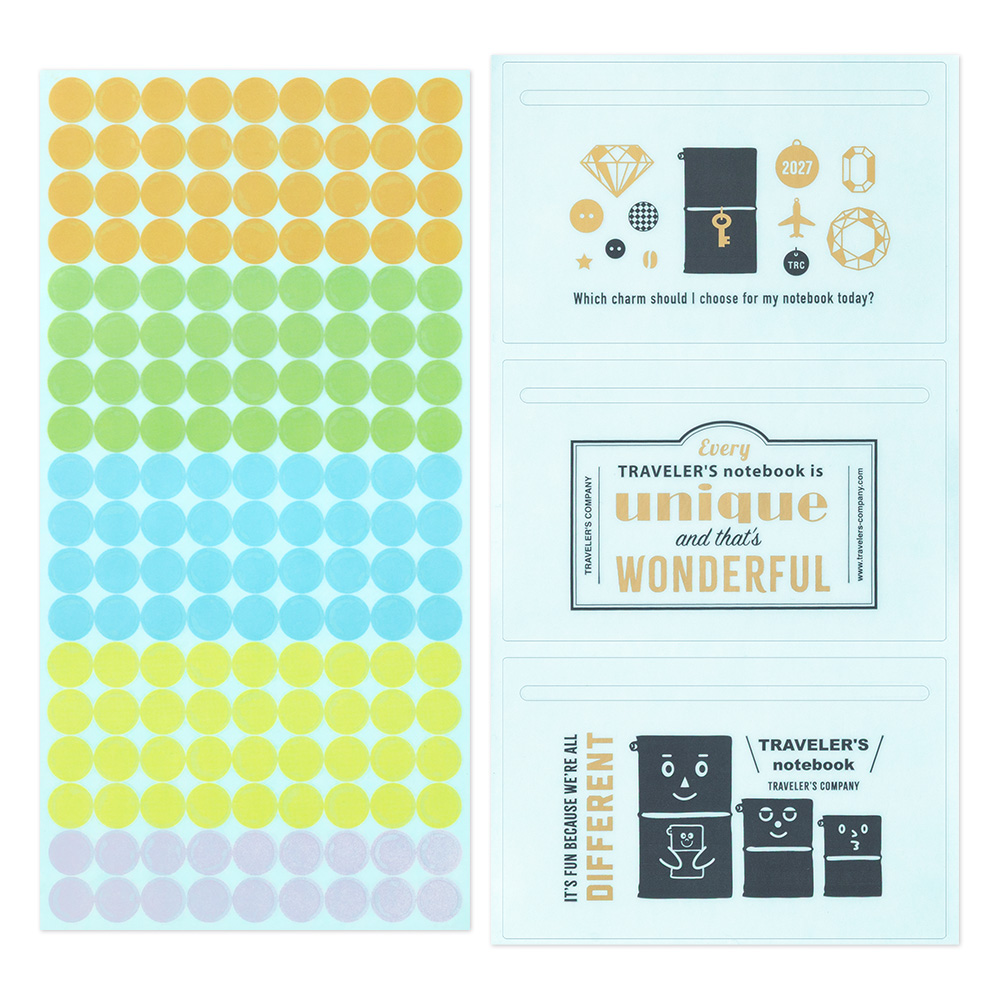 TRAVELER’S Notebook Customised Sticker Set for Diary 2027 — gallery