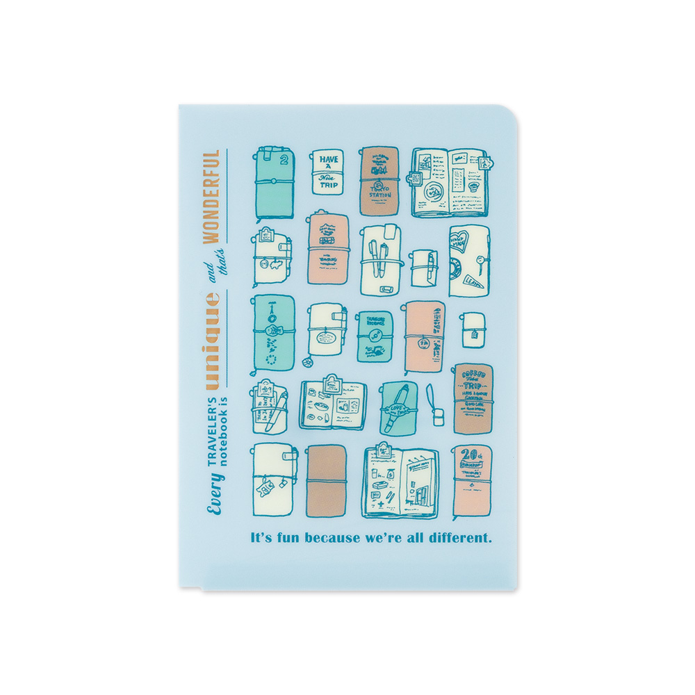 TRAVELER’S Notebook Passport Size Clear Folder 2027