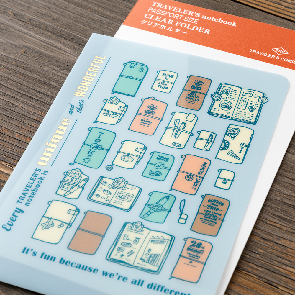 TRAVELER’S Notebook Passport Size Clear Folder 2027 — gallery