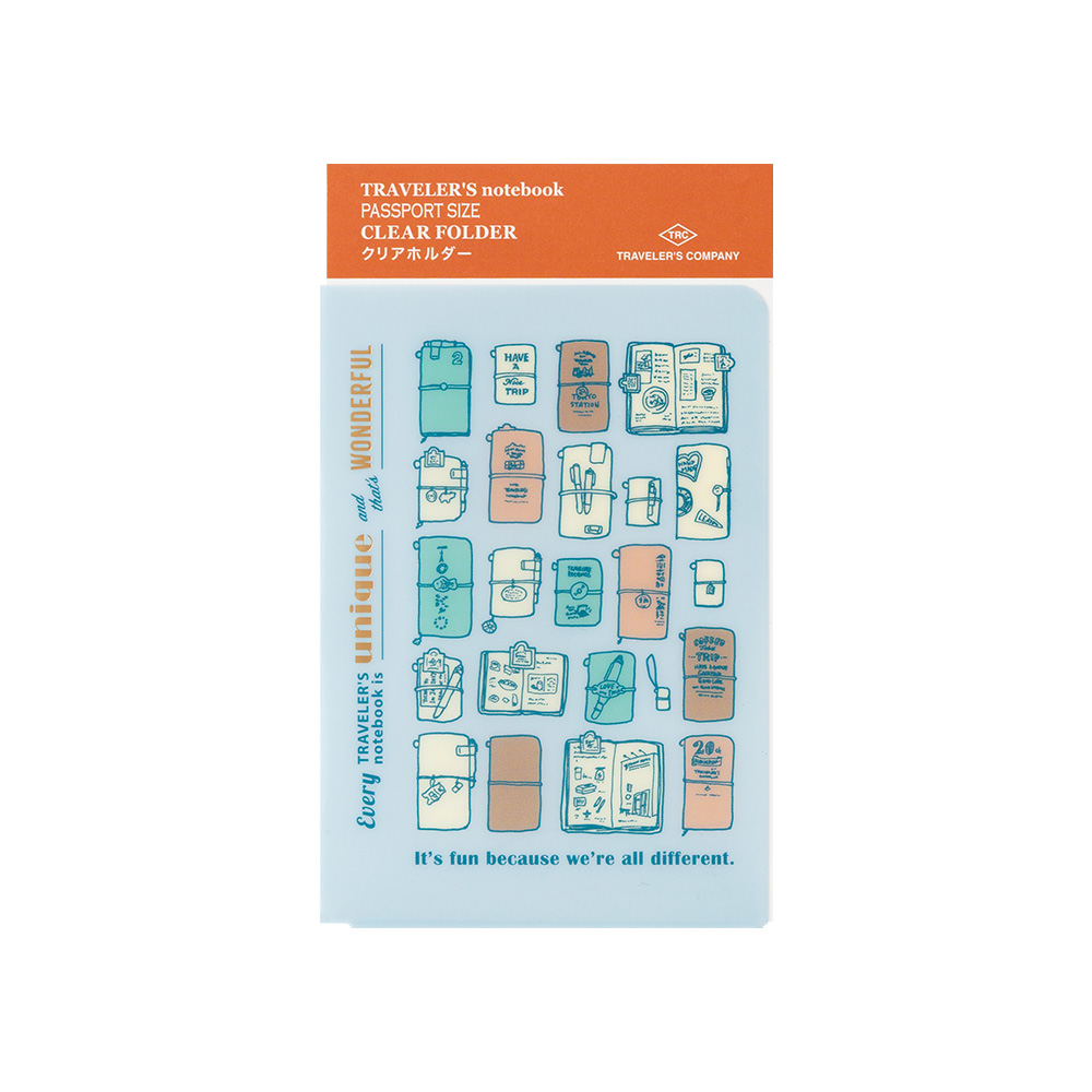TRAVELER’S Notebook Passport Size Clear Folder 2027 — gallery