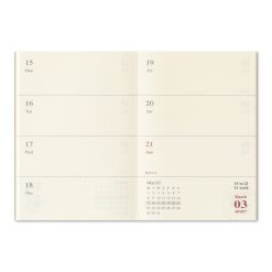 TRAVELER’S Notebook Passport Size Refill 2027 Weekly — gallery