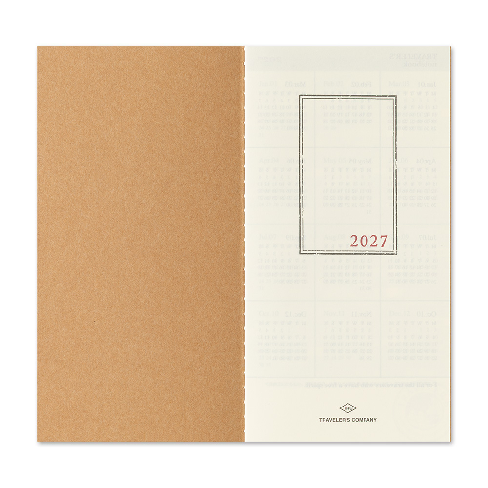 TRAVELER’S Notebook Refill 2027 Monthly — gallery