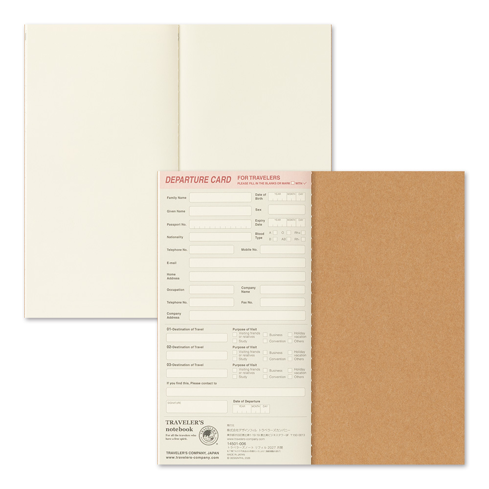 TRAVELER’S Notebook Refill 2027 Monthly — gallery