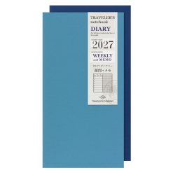 TRAVELER’S Notebook Refill 2027 Weekly + Memo