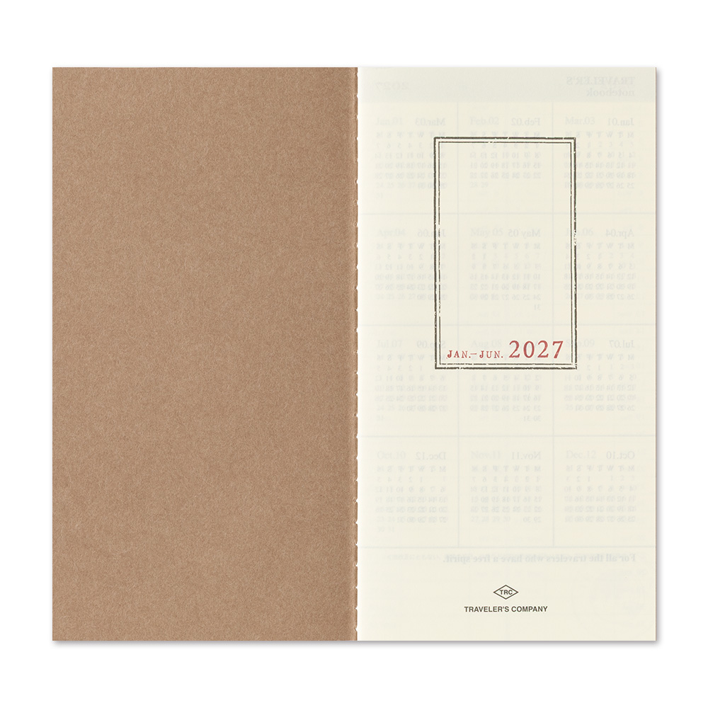 TRAVELER’S Notebook Refill 2027 Weekly + Memo — gallery