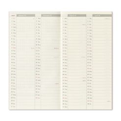 TRAVELER’S Notebook Refill 2027 Weekly + Memo — gallery