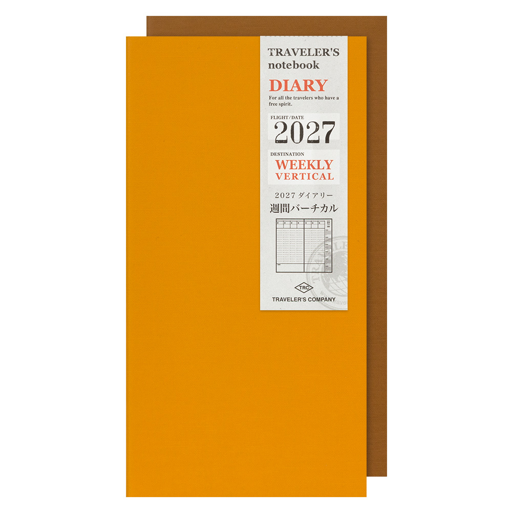 TRAVELER’S Notebook Refill 2027 Weekly Vertical
