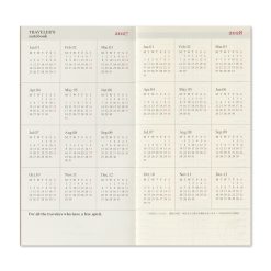 TRAVELER’S Notebook Refill 2027 Weekly Vertical — gallery